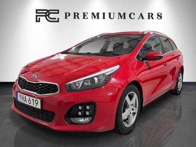 Begagnad Kia Ceed GT-Line 136 HK (100 kW) 2016 Röd Halvkombi