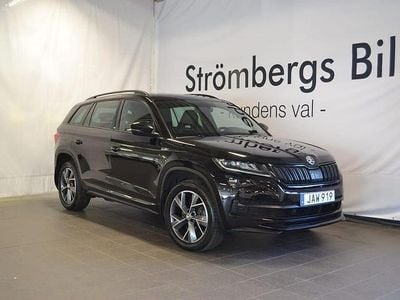 Svart Begagnad 2018 Skoda Kodiaq SportLine SUV | 279 000 kr (Marknadspris)
