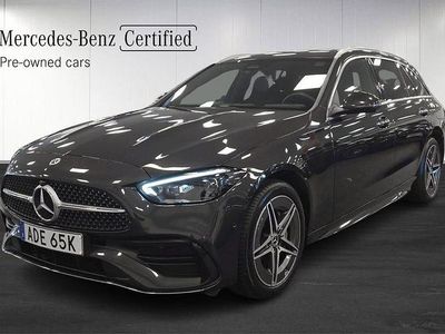 Grå Begagnad 2025 Mercedes C300 AMG Kombi | 499 000 kr