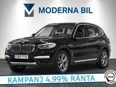 Svart Begagnad 2021 BMW X3 Sport Line SUV | 327 400 kr (Superpris)