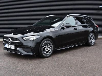 Svart Begagnad 2024 Mercedes C300 AMG line Kombi | 439 900 kr