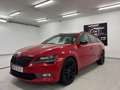 Begagnad Skoda Superb SportLine 280 HK (205 kW) 2018 Röd Kombi
