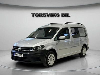 Silver Begagnad 2017 VW Caddy Maxi Life Life Minibuss | 189 900 kr (Lite dyr)