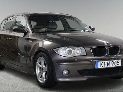 Begagnad BMW 118 Advantage 129 HK (94 kW) 2007 Brun Halvkombi