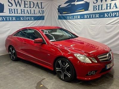 Begagnad Mercedes E220 AMG 170 HK (125 kW) 2011 Ljusröd (röd) Sportkupé