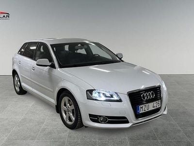 Begagnad Audi A3 140 HK (102 kW) 2012 Vit Halvkombi
