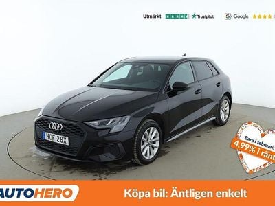 Begagnad Audi A3 Sportback 150 HK (110 kW) 2021 Svart Halvkombi