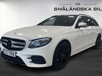 Vit (polarvit solid ) Begagnad 2017 Mercedes E220 AMG line Kombi | 329 000 kr (Lite dyr)