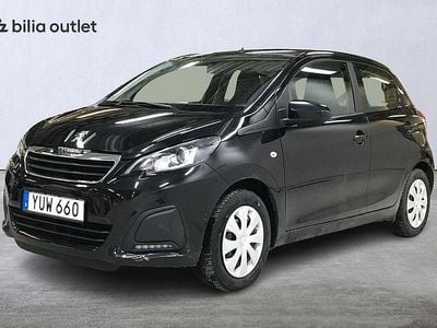 Begagnad Peugeot 108 72 HK (52 kW) 2018 Svart Halvkombi