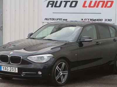 begagnad BMW 118 Navi Sportstolar PDC Sport line Advantage Plus Comfo