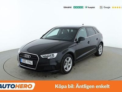 Begagnad Audi A3 Sportback 116 HK (85 kW) 2017 Svart Halvkombi