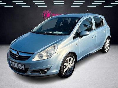 Begagnad Opel Corsa 75 HK (55 kW) 2008 Blå Halvkombi