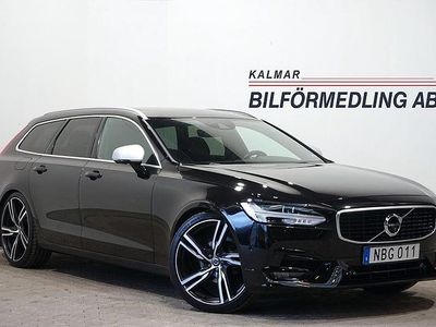 Svart Begagnad 2018 Volvo V90 R-Design Kombi | 309 900 kr (Dyr)
