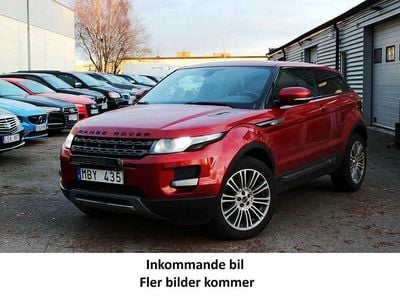 Röd Begagnad 2012 Land Rover Range Rover evoque Pure Sportkupé | 109 900 kr (Dyr)