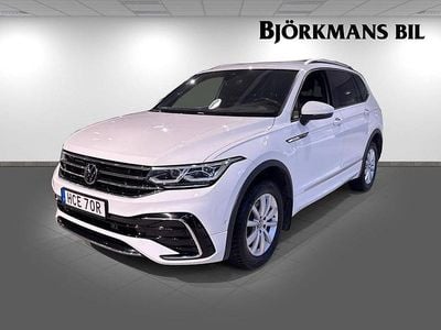 Vit Begagnad 2022 VW Tiguan Allspace R-line SUV | 399 000 kr (Marknadspris)