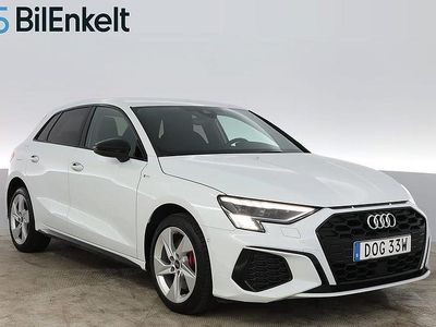 Begagnad Audi A3 Sportback e-tron S-Line 150 HK (110 kW) 2022 Vit Halvkombi