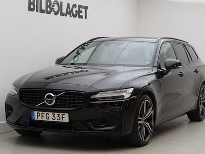 Svart Begagnad 2022 Volvo V60 R-Design Kombi | 429 500 kr (Marknadspris)