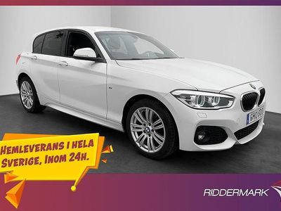 Begagnad BMW 118 Shadowline 150 HK (110 kW) 2017 Vit Halvkombi