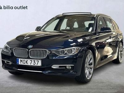 Begagnad BMW 320 Advantage 184 HK (135 kW) 2014 Blå Kombi