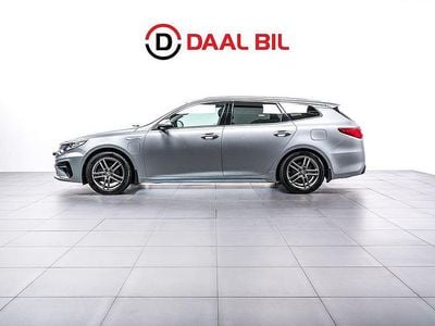 Begagnad Kia Optima Hybrid Sport 2019 Grå Sedan