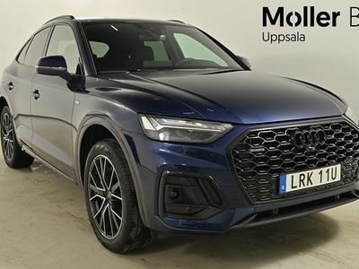 Navarrablå metallic Begagnad 2025 Audi Q5 Sportback S-Line SUV | 629 000 kr (Lite dyr)