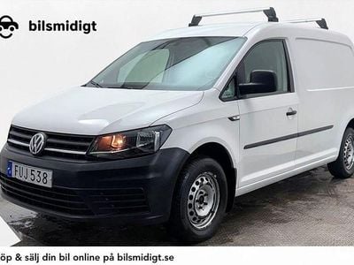 Vit Begagnad 2018 VW Caddy Maxi Comfortline Minibuss | 145 800 kr (Bra pris)