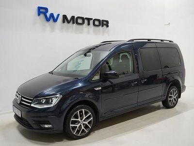 Begagnad VW Caddy Maxi Life Life 150 HK (110 kW) 2016 Mörkblå Minibuss
