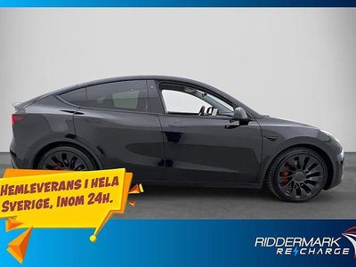 Svart Begagnad 2022 Tesla Model Y Performance SUV | 388 900 kr (Marknadspris)