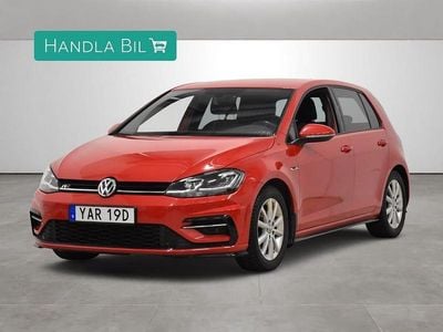 Röd Begagnad 2019 VW Golf VII R-line Halvkombi | 179 900 kr (Marknadspris)