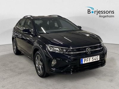 Svart Begagnad 2022 VW Taigo R-line SUV | 229 000 kr (Marknadspris)