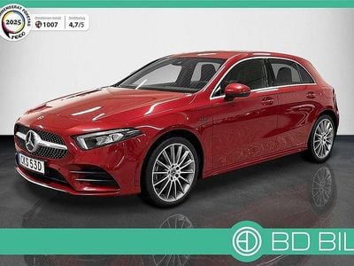 Röd Begagnad 2021 Mercedes A250 AMG Halvkombi | 284 900 kr (Marknadspris)