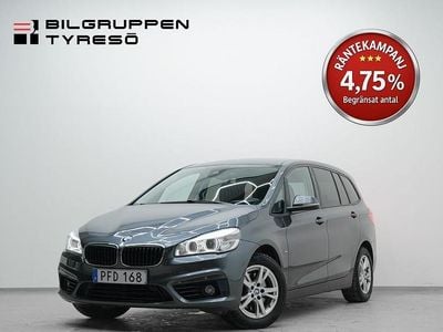 Grå Begagnad 2017 BMW 218 Gran Tourer Sport Line Minibuss | 149 900 kr (Marknadspris)