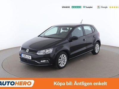 Svart Begagnad 2016 VW Polo Halvkombi | 97 000 kr (Marknadspris)