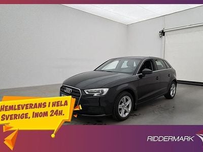 Begagnad Audi A3 Sportback Proline 116 HK (85 kW) 2019 Svart Halvkombi