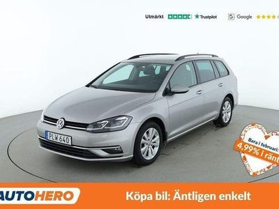 Begagnad VW Golf VII Comfortline 151 HK (111 kW) 2017 Silver Kombi