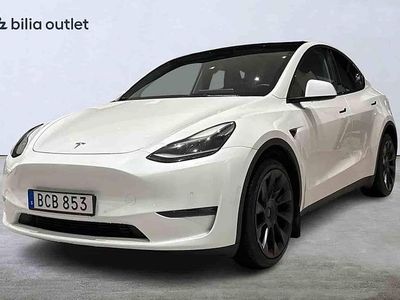 Vit Begagnad 2021 Tesla Model Y Long Range AWD SUV | 289 900 kr (Lite dyr)