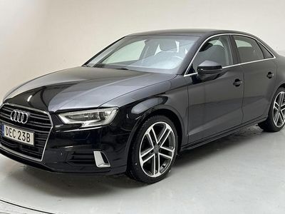 Begagnad Audi A3 Sport 150 HK (110 kW) 2019 Svart Sedan