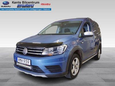 Begagnad VW Caddy 123 HK (90 kW) 2017 Ljusblå (blå) Minibuss