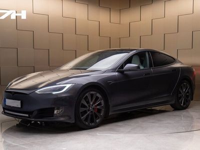 begagnad Tesla Model S P100D Ludicrous Premium Kolfiber 2019, Sedan