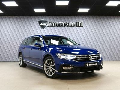 Blå Begagnad 2019 VW Passat R-line Kombi | 239 900 kr (Lite dyr)