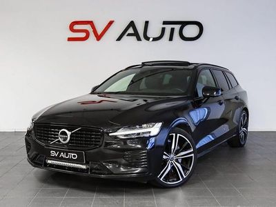 Svart Begagnad 2021 Volvo V60 R-Design Kombi | 349 900 kr (Dyr)