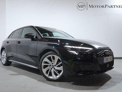 Svart Begagnad 2022 Audi A3 Sedan | 249 900 kr (Marknadspris)