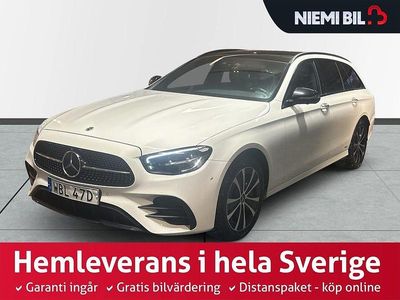 Vit Begagnad 2023 Mercedes E300 AMG line Kombi | 499 900 kr (Marknadspris)
