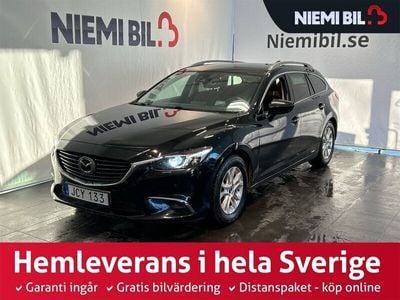 Svart Begagnad 2015 Mazda 6 Optimum Kombi | 159 900 kr (Dyr)