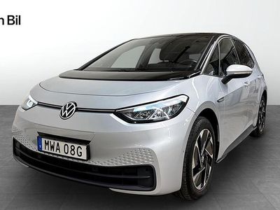 Begagnad VW ID.3 Pro Performance 150 kW (204 HK) 2022 Silver Halvkombi