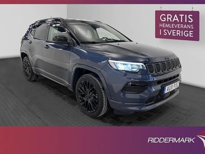 begagnad Jeep Compass 4xe 240hk Kamera Navi Skinn Rattvärme Carplay