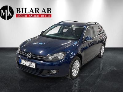 Begagnad VW Golf VI 102 HK (75 kW) 2011 Blå Halvkombi