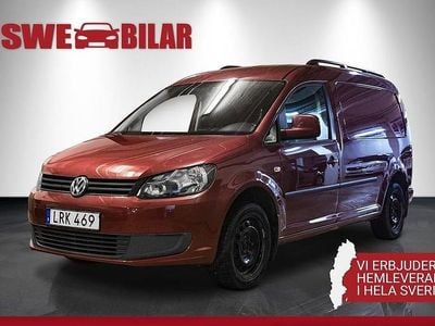 Begagnad VW Caddy Maxi 102 HK (75 kW) 2011 Röd Minibuss