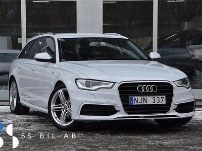 Begagnad Audi A6 S-Line 177 HK (130 kW) 2013 Vit Kombi