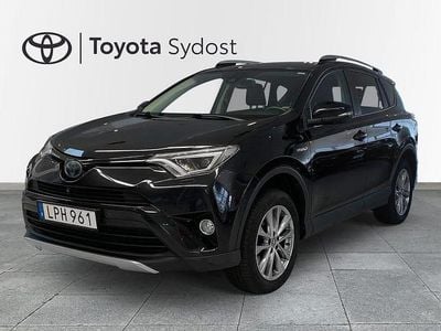 Svart Begagnad 2018 Toyota RAV4 Hybrid Executive SUV | 259 000 kr (Marknadspris)
